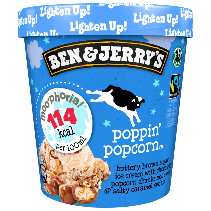Ben & Jerry's Eis Moo-phoria Poppin' Popcorn 465ml